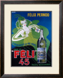 Pernod Felix 45 Framed Giclee Print by Raymond Ducatez