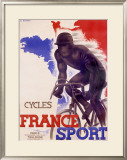 Cycles France Sport Framed Giclee Print by A. Bernat