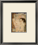 Mother and Child (detail from The Three Ages of Woman), c.1905 Prints by Gustav Klimt