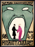 Midnight Cabaret, Berns Framed Giclee Print