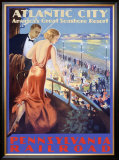 Looking Deco Framed Giclee Print
