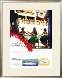 Aloha, Matson Lurline Framed Giclee Print