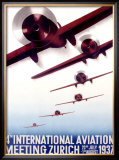 4th International Aviation Meeting, Zurich Framed Giclee Print