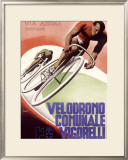 Velodromo Communale Vigorelli Framed Giclee Print by Gino Boccasile