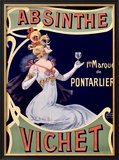 Absinthe Vichet Framed Giclee Print by Nover 