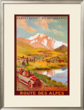 Route Des Alpes Prints by René Péan
