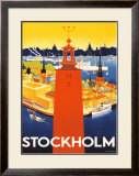 Stockholm Framed Giclee Print by Donner 