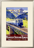 Montreux Oberland Framed Giclee Print by Elzingre 