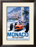 Grand Prix Monaco, 30 Mai 1965 Framed Giclee Print