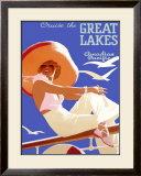 Canadian Pacific Great Lakes Cruise Framed Giclee Print