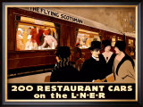 Restaurant Cars Framed Giclee Print by Frank Mason