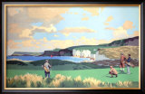 Golf in Northern Ireland, LMS Poster, circa 1925 Framed Giclee Print by Norman Wilkinson