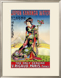 Kananga Mineral Water, Japan Framed Giclee Print