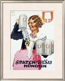 Spaten Brau Impressão giclée emoldurada por Ludwig Hohlwein