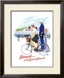 Queen of Bermuda Travel Framed Giclee Print by Adolph Treidler
