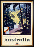 Australia Queensland Rain Forest Framed Giclee Print