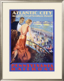 Looking Deco Framed Giclee Print