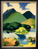 Ireland for Holidays, Killarney Framed Giclee Print by Clodagh Sparrow