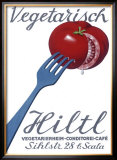 Vegetarian Restaurant Hiltl Framed Giclee Print