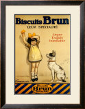 Biscuits Brun Prints by George Redon