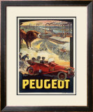 Peugeot Framed Giclee Print by Leonetto Cappiello