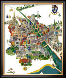 Dublin, BR Poster, 1954 Framed Giclee Print by Robert Edmund Lee