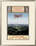 Dayton Ohio Air Aviation Show Framed Giclee Print