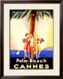 Palm Beach Casino Cannes Framed Giclee Print