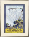 Cunard Line, Victoria Falls, 1931 Framed Giclee Print by W. G. Bevington