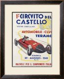 Circuito del Castello Framed Giclee Print