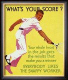 What's Your Score Framed Giclee Print