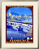 Florence Framed Giclee Print by Roger Broders