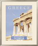 Greek Parthenon Framed Giclee Print