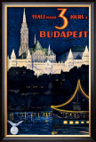 Budapest Framed Giclee Print by Polya Tibor