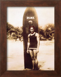 Duke Kahanamoku Framed Giclee Print