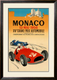Monaco Grand Prix, 1956 Poster