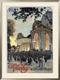 Vichy Framed Giclee Print by Louis Tauzin