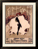 Vintage  Le Frou  Frou Lámina giclée enmarcada por Lucien-Henri Weiluc