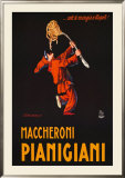 Maccheroni Pianigiani, 1922 Posters by Achille Luciano Mauzan