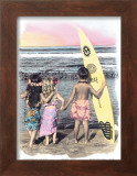 Surf Keikis Print by Himani 