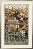 VIII Esposizone International Venezia Framed Giclee Print by Augusto Sezanne