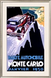 Rallye Monte Carlo, 1930 Framed Giclee Print by Robert Falcucci