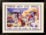 Shell, Circus Performers Framed Giclee Print by Schwitzer 