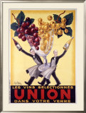 Les Vins Selectionnes Union Framed Giclee Print by Robys (Robert Wolff) 