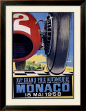Monaco Grand Prix F1, c.1958 Framed Giclee Print