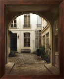 Marais Courtyard Prints by Milla White