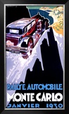 Rallye Monte Carlo, 1930 Framed Giclee Print by Robert Falcucci