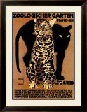 Zoologischer Garten, Munich Framed Giclee Print by Ludwig Hohlwein