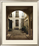 Marais Courtyard Art by Milla White