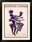 Katherine Dunham Framed Giclee Print by Paul Colin